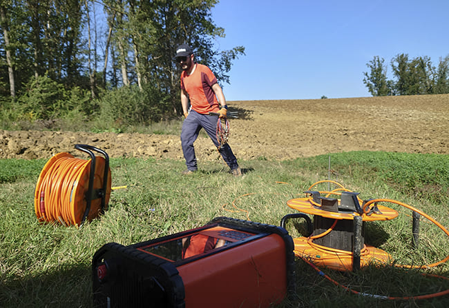 Geoelectrical investigations